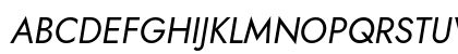Jost Italic Uppercase Preview