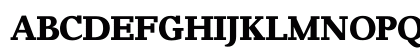Justine Regular Uppercase Preview
