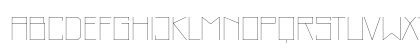 Just Square LT Std Ultra Thin Uppercase Preview