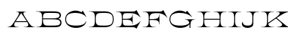 K22 Athenian Wide Regular Uppercase Preview