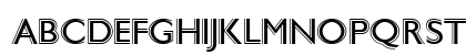 K22 EricGill Shadow Line Regular Uppercase Preview