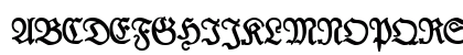 Kabinett-Fraktur DemiBold Uppercase Preview