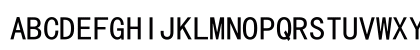KaiTi Regular Uppercase Preview