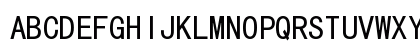 KaiTi Regular Uppercase Preview