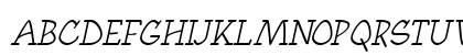 KampFriendship Italic Uppercase Preview