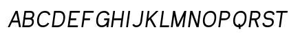 Kayak Sans Regular Italic Preview