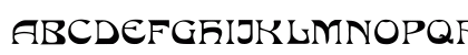 Mira Wd Regular Uppercase Preview
