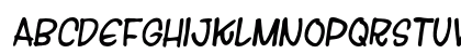 Kinderscratch Condensed Italic Preview