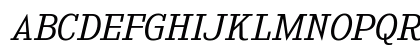 Kingsbridge Expanded Light Italic Preview