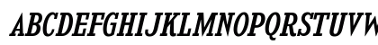 Kingsbridge SemiCondensed Italic Preview