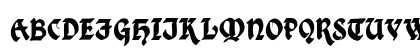 Kingthings Xander Regular Uppercase Preview