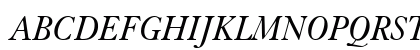 Kis Italic Uppercase Preview