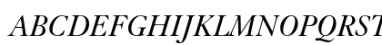 Kis Italic Uppercase Preview