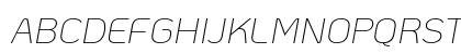 KoHo ExtraLight Italic Uppercase Preview