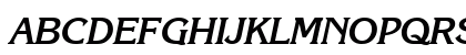 Korinna BT Kursiv Bold Uppercase Preview