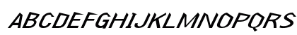 Krooked Expanded Italic Preview