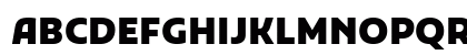 Kufam Black Regular Uppercase Preview