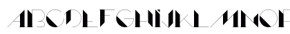 Lame Regular Uppercase Preview