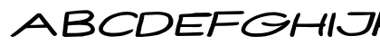 Lansendo Extra-expanded Italic Preview