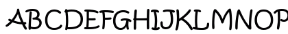 KristenITC Roman Uppercase Preview