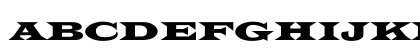 Latin Regular Uppercase Preview