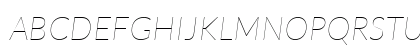 Lato Hairline Italic Uppercase Preview