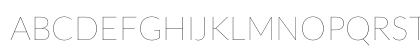 Lato Hairline Regular Uppercase Preview