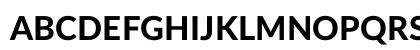 Lato Heavy Regular Uppercase Preview