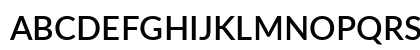 Lato Semibold Uppercase Preview