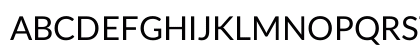 LatoLatin Regular Uppercase Preview