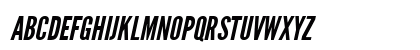League Gothic Italic Uppercase Preview