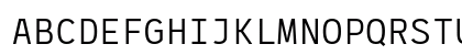 League Mono Light Uppercase Preview