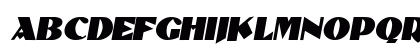 Leech Oblique Uppercase Preview