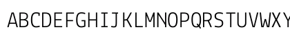 Lekton NF Regular Uppercase Preview