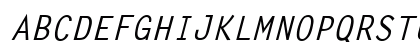 Letter Gothic Bold Italic Preview