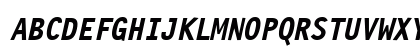 Letter Gothic Bold Italic Preview