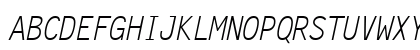 Letter Gothic Italic Preview