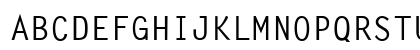 LetterGothic Bold Preview