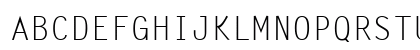 LetterGothic Regular Preview