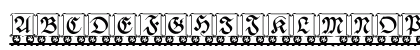 LetterTrain BoldItalic Uppercase Preview