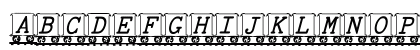 LetterTrain Italic Uppercase Preview