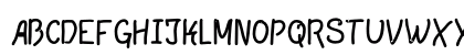 LGF Patuko Regular Uppercase Preview