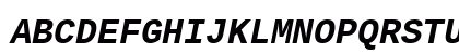 Liberation Mono Bold Italic Preview