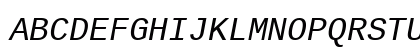 Liberation Mono Italic Preview