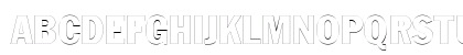 LibraryGothicHeavyOutline Regular Preview