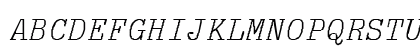 Light Italic Uppercase Preview