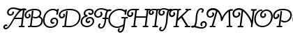 Mistress Script - Alternates Regular Uppercase Preview