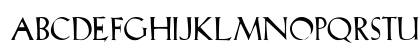 Lilith-Heavy Regular Uppercase Preview