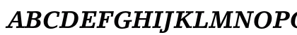 LinoLetter Std Bold Italic Preview