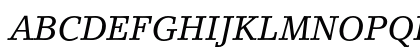 LinoLetter Std Italic Preview